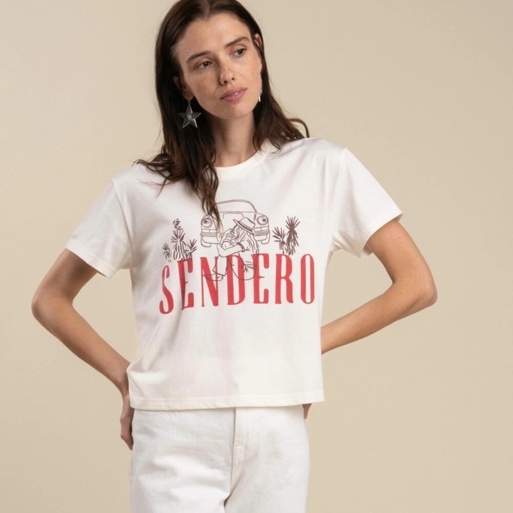 Sendero Provisions Co Crop Tee, Desert Drifter